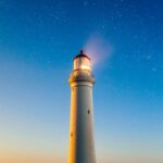 white concrete lighthouse